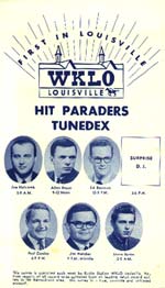 WKLO Tunedex 1961