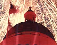 Capitol Restoration Gala Fireworks Photo by John S. Brooks, 1982
