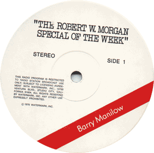 ROBERT W. MORGAN SPECIAL OF THE WEEK Record Label