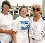 Sharon's sister Judy, her daughter, and Sharon, 1996